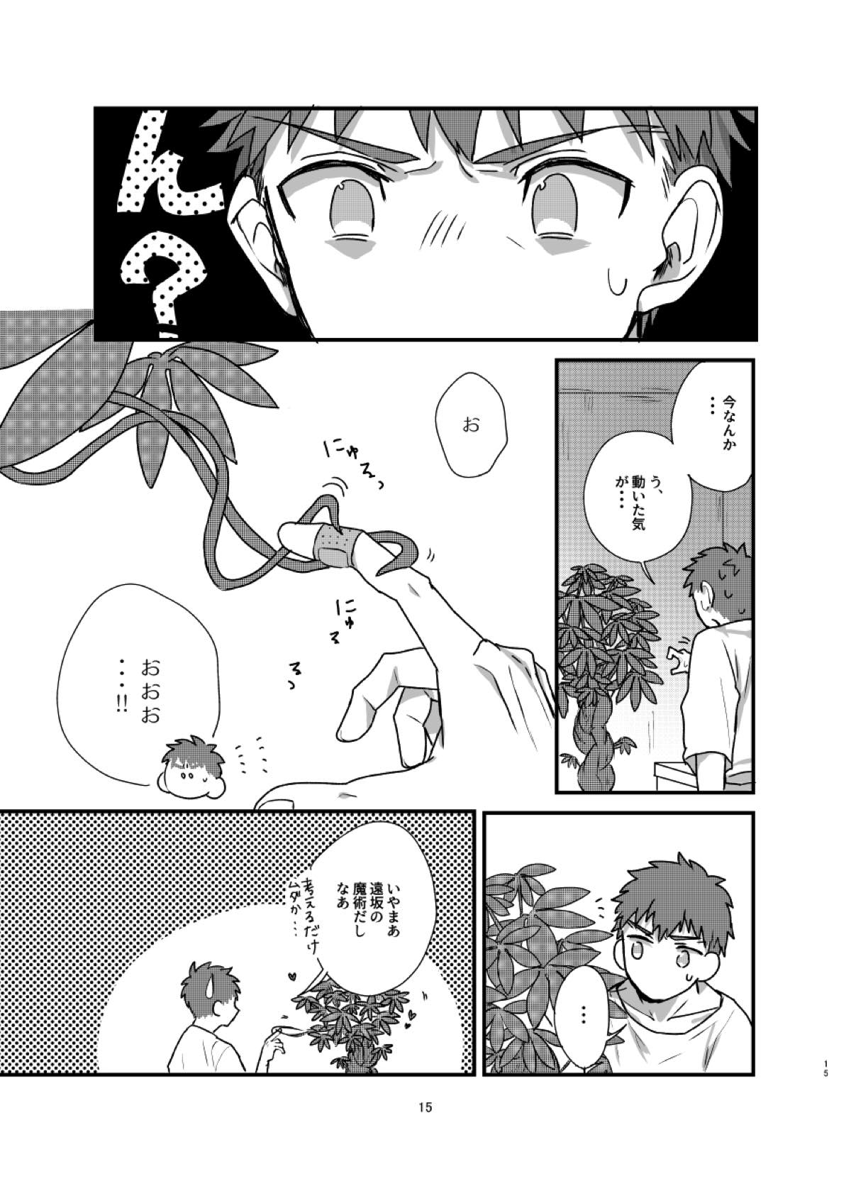 あ〜！士郎くん危な〜い【Fateシリーズ/触手×士郎】 page 12