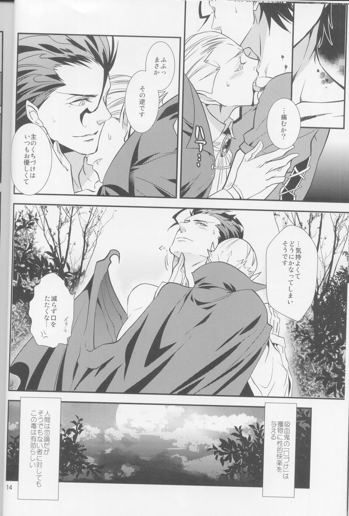 蝙蝠様って美味しいの？【Fateシリーズ/槍ケイ】 page 14