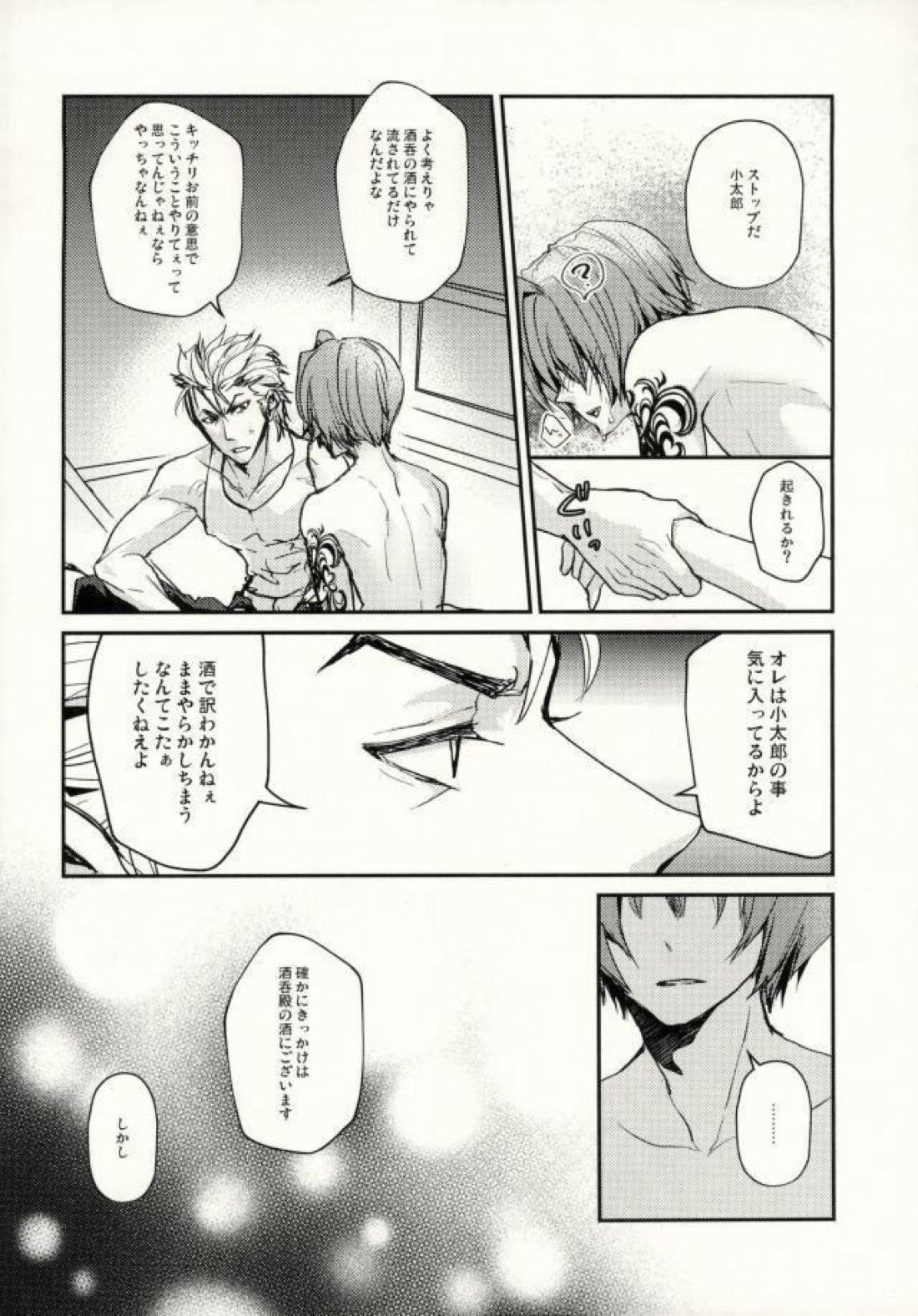 金時が酒呑チャンのお酒でベロンベロンになった小太郎君を介抱する本。【Fateシリーズ/金こた】 page 15