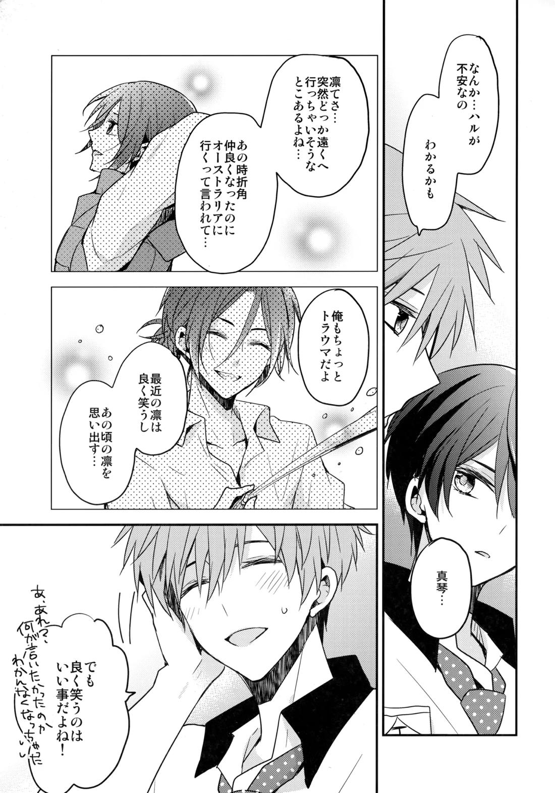 昇華する白昼夢【Free!/遙凛】 page 12