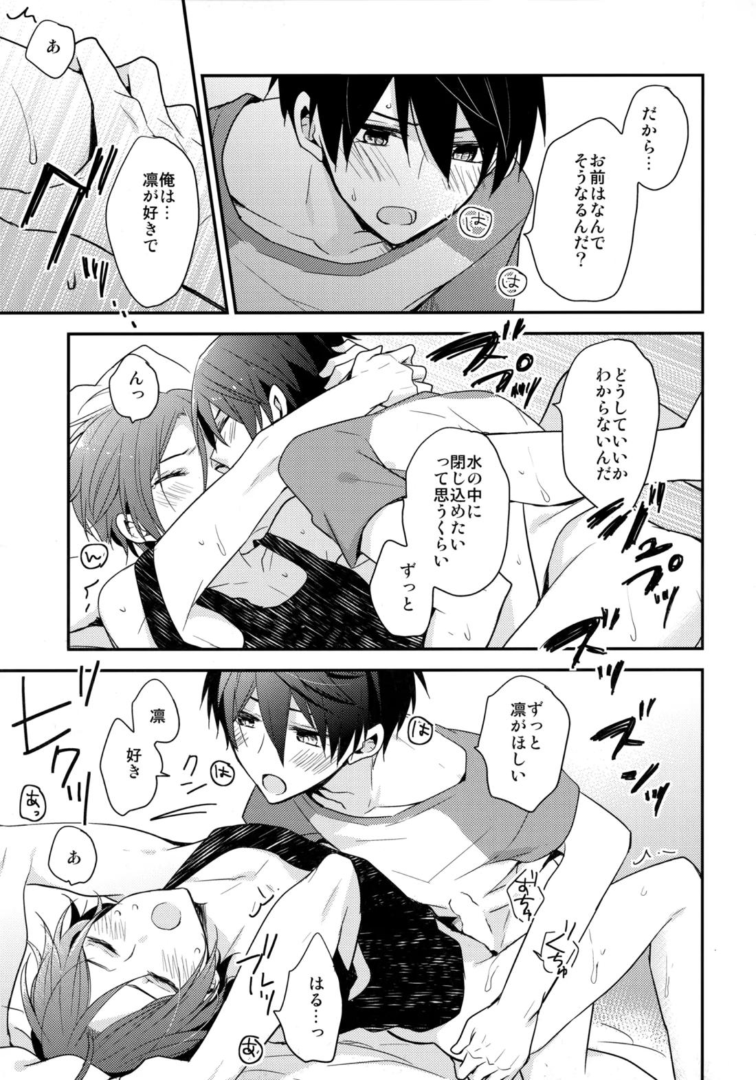昇華する白昼夢【Free!/遙凛】 page 20
