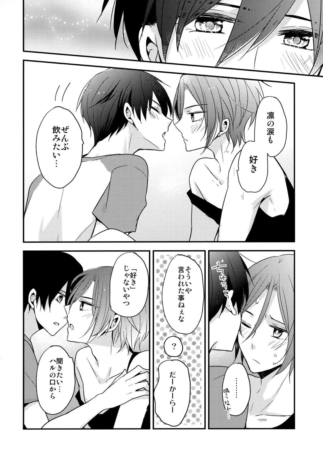 昇華する白昼夢【Free!/遙凛】 page 25