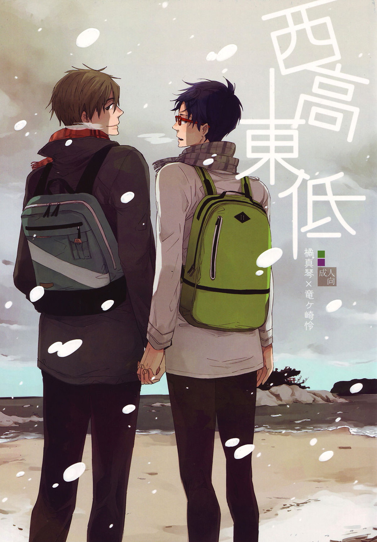 Recommended BL manga "西高東低【Free!/真怜】" cover image
