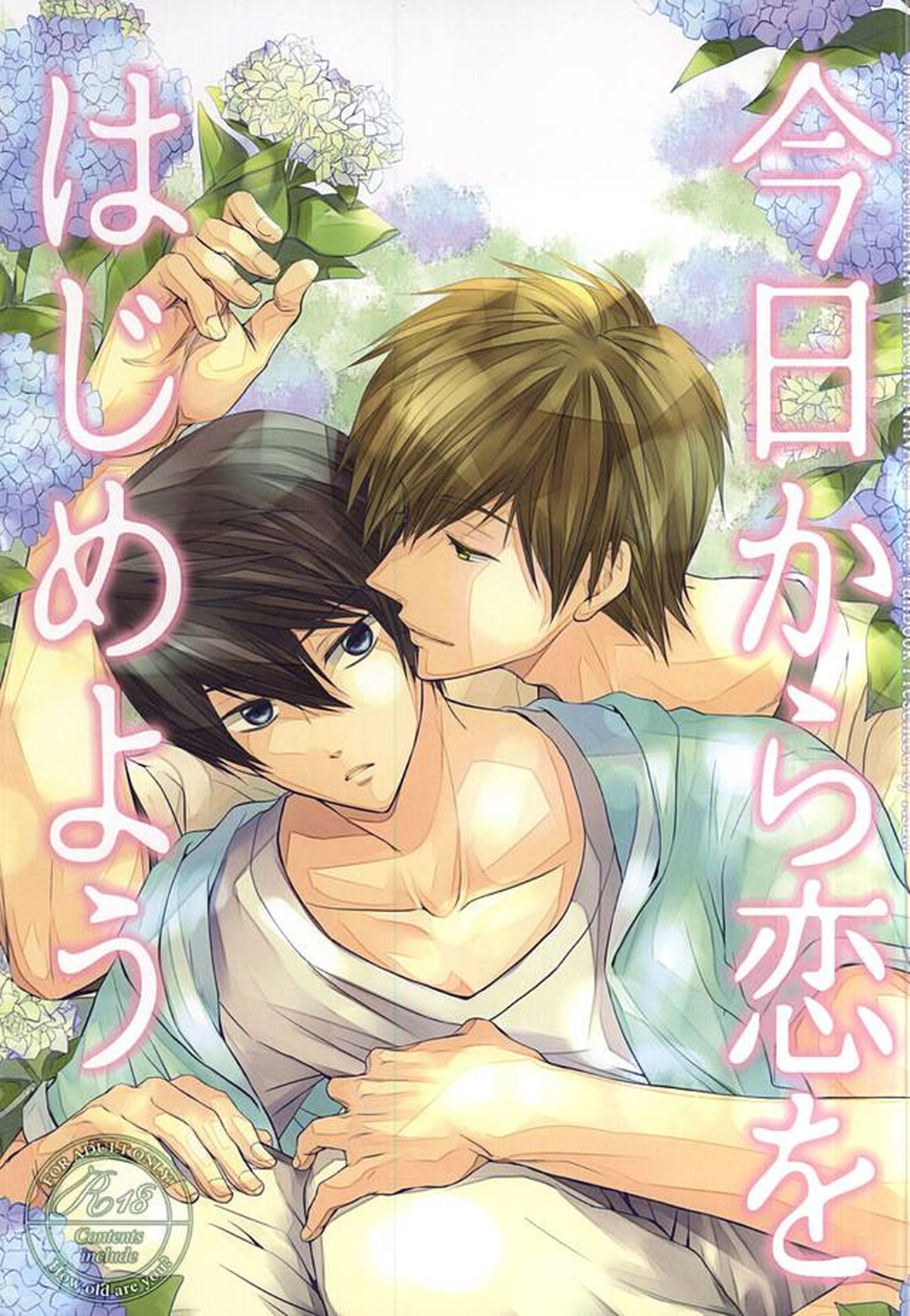 Recommended BL manga "今日から恋をはじめよう【Free!/まこはる】" cover image