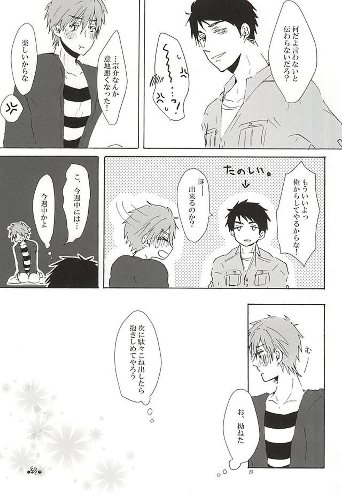 宗介くんに甘えたいっ!【Free!/宗介×真琴】 page 22