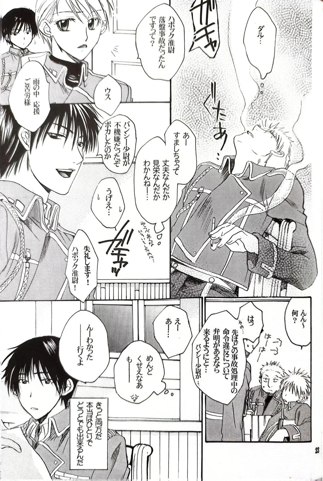 メシュウド【鋼の錬金術師/ハボロイ】 page 22