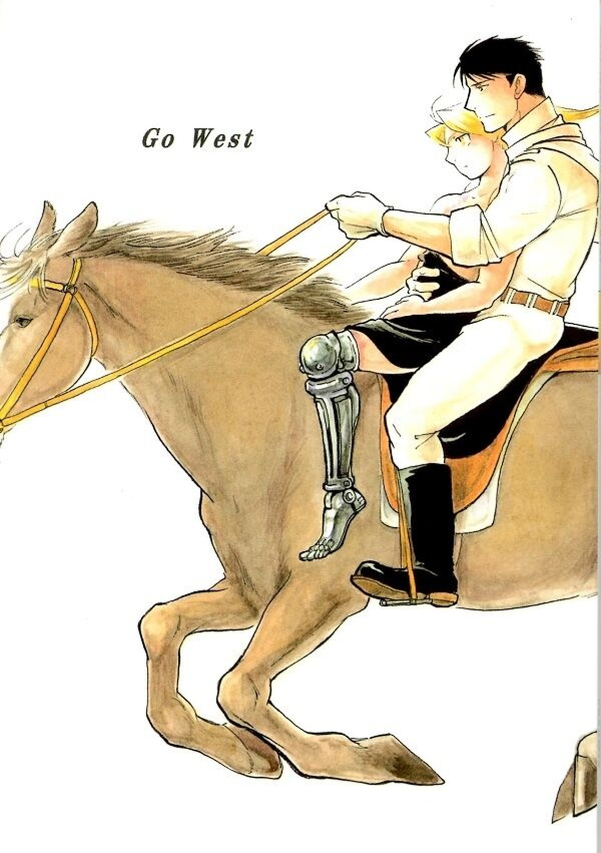 Recommended BL manga "Go West【鋼の錬金術師/ロイエド】" cover image