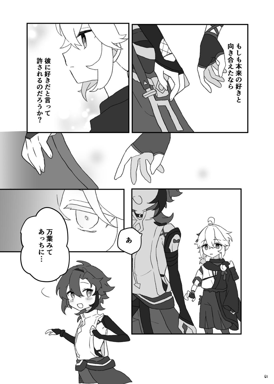 好きって言ったら崩壊 + コピー本【原神/万平】 page 62