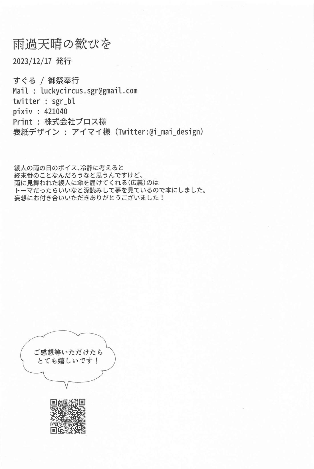 雨過天晴の歓びを【原神/トマ人】 page 42