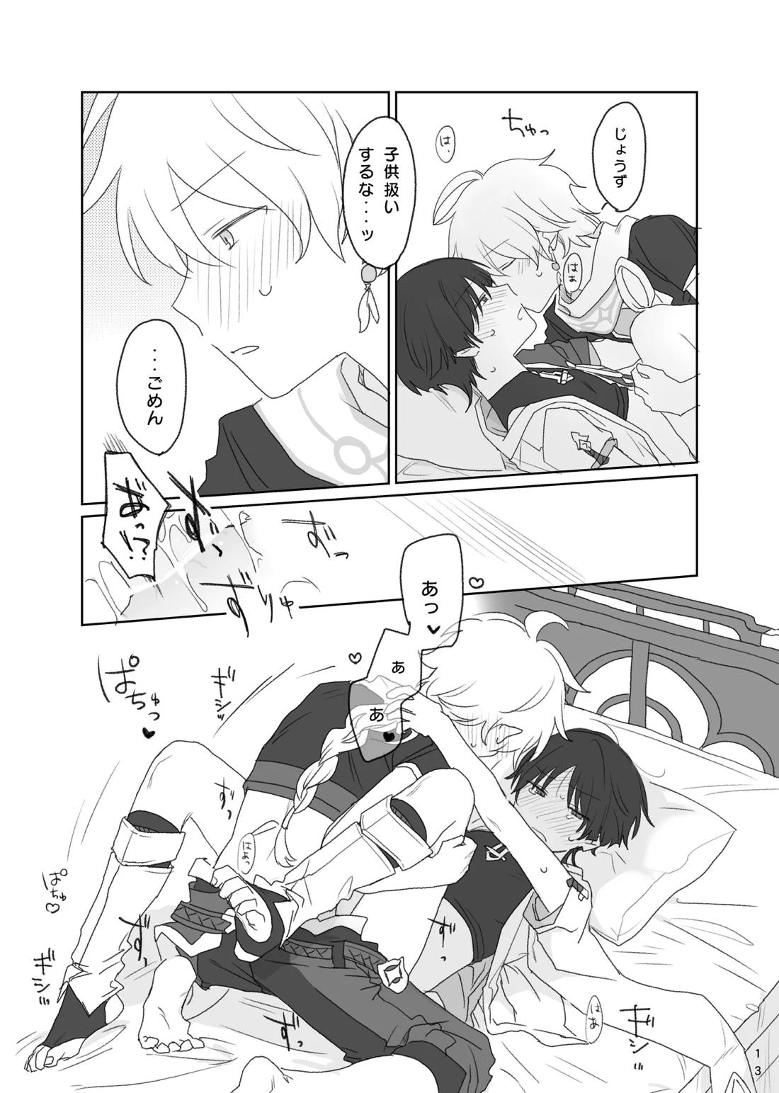 阿吽の呼吸【原神/空×放浪者】 page 14