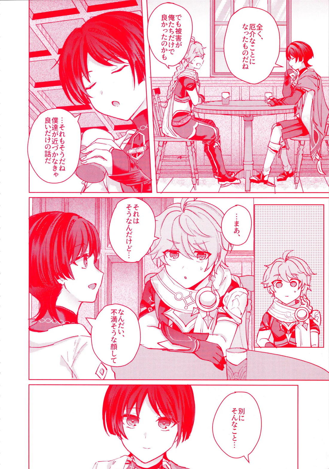 手を繋いでて恋の底【原神/空×放浪者】 page 14
