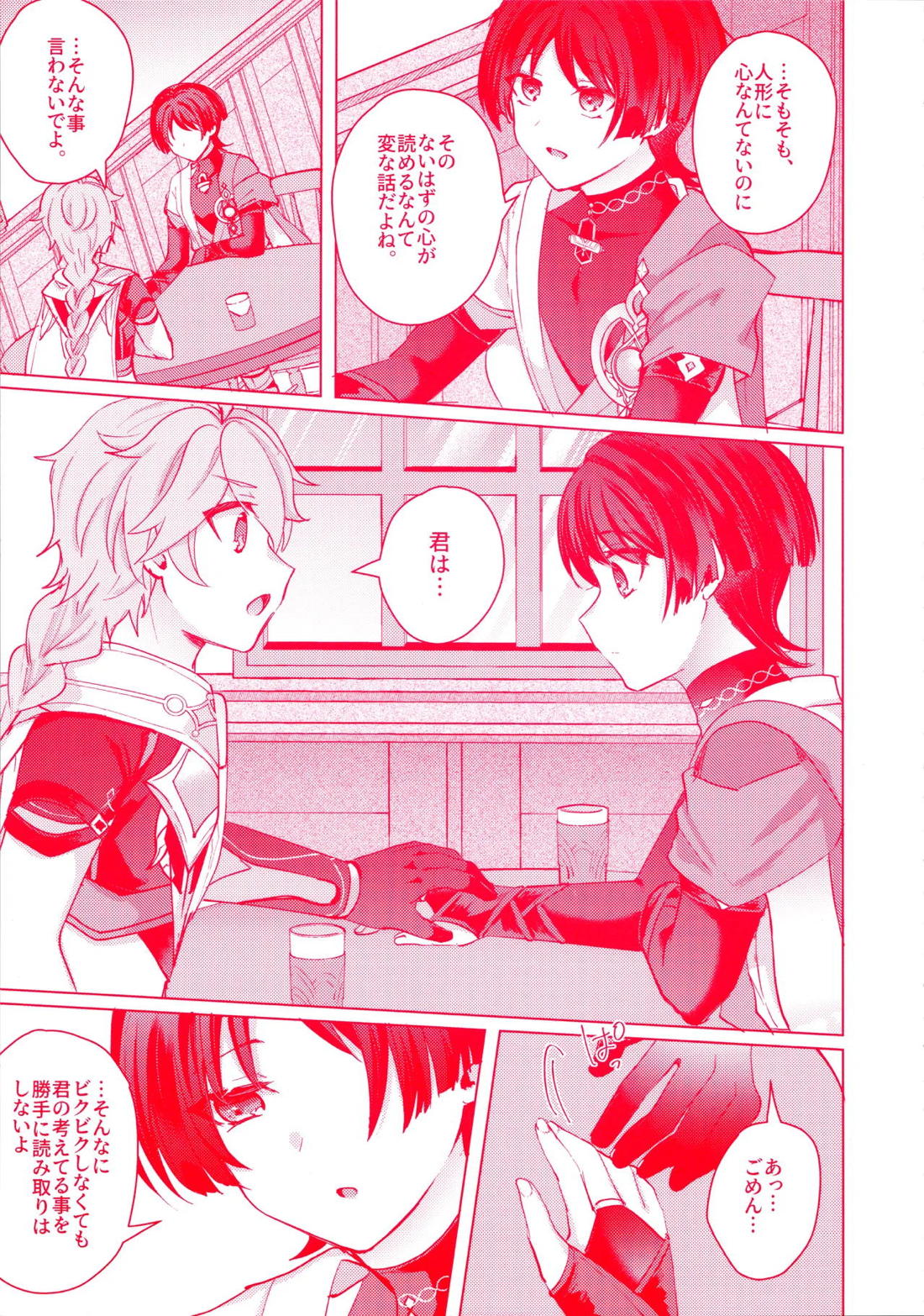 手を繋いでて恋の底【原神/空×放浪者】 page 15