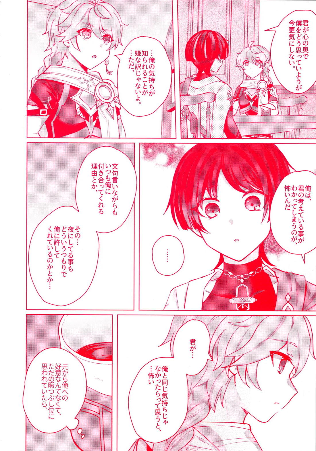 手を繋いでて恋の底【原神/空×放浪者】 page 16