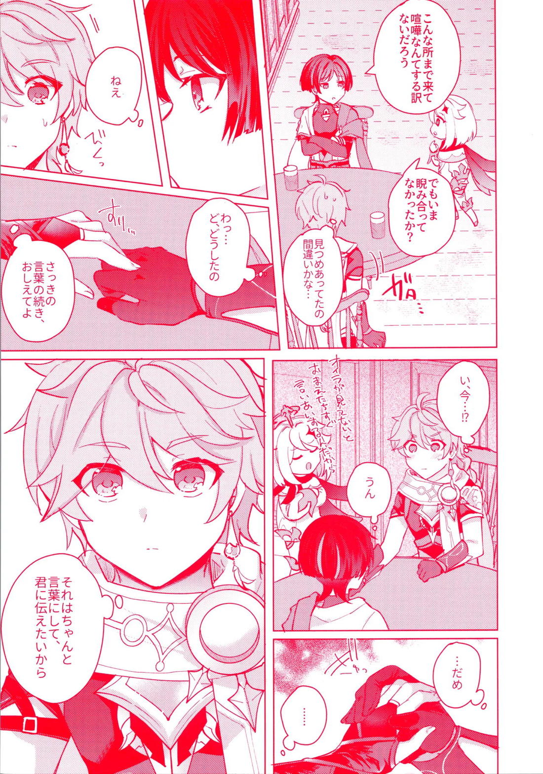 手を繋いでて恋の底【原神/空×放浪者】 page 19