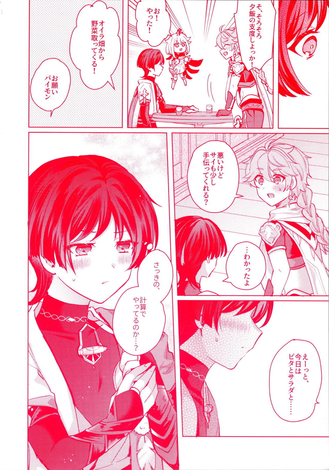 手を繋いでて恋の底【原神/空×放浪者】 page 20