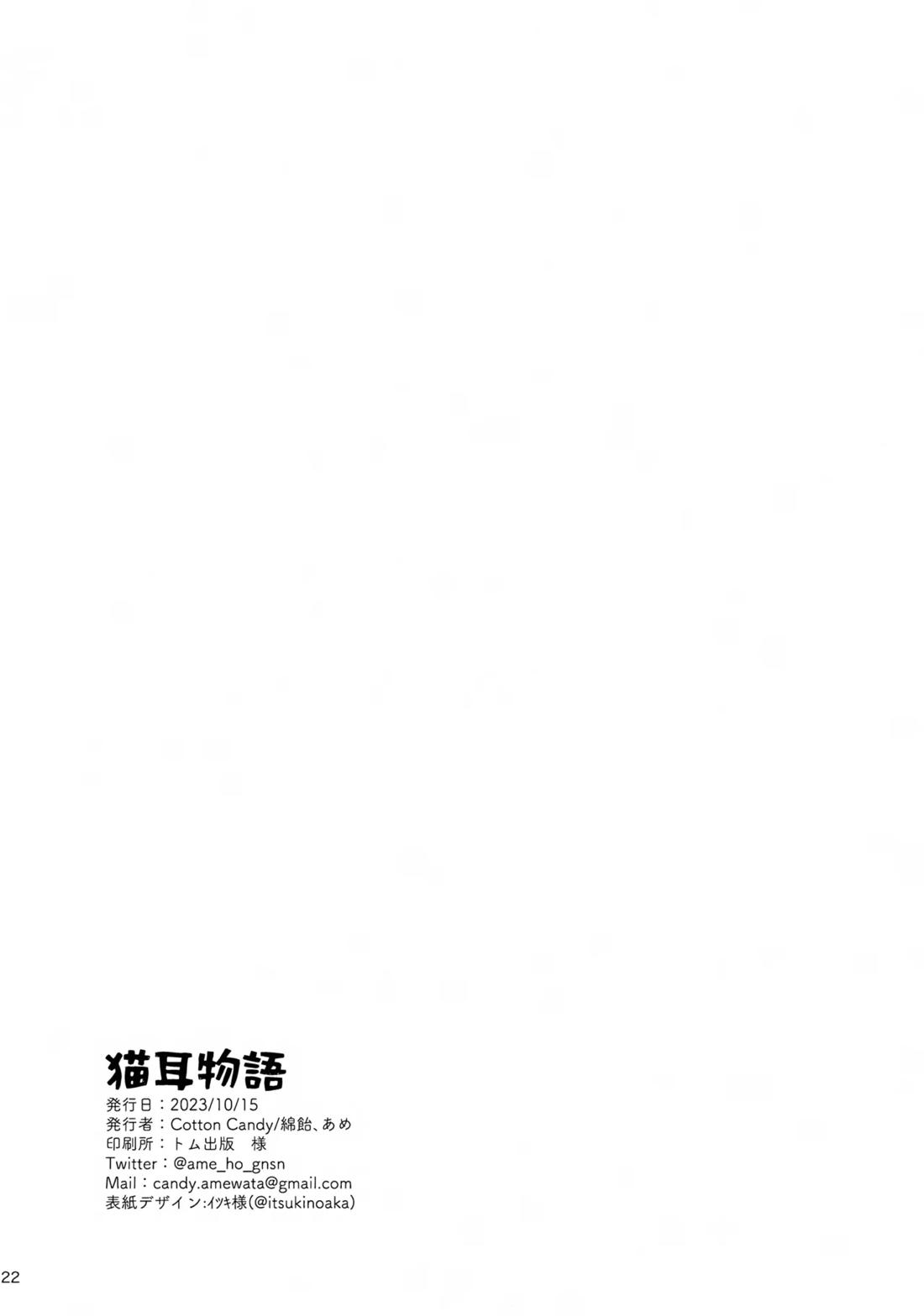 猫耳物語【原神/空×放浪者】 page 21