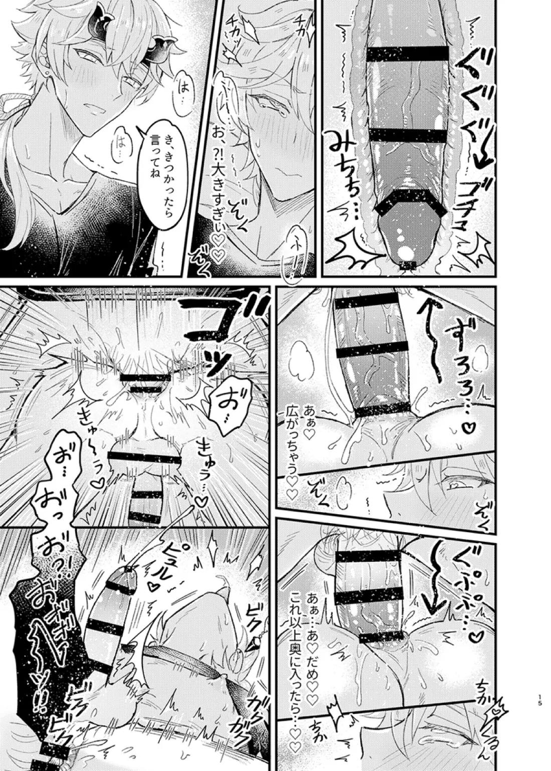 Secret Domain：xxxしないと出られない秘境【原神/タル空】 page 16