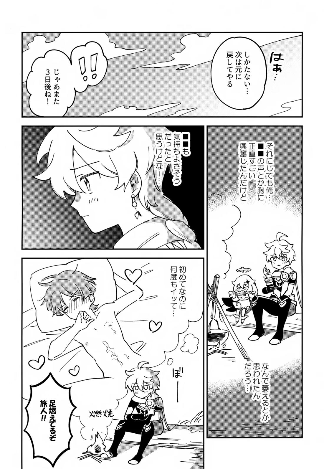 デリケートにFIXして【原神/空×放浪者】 page 12