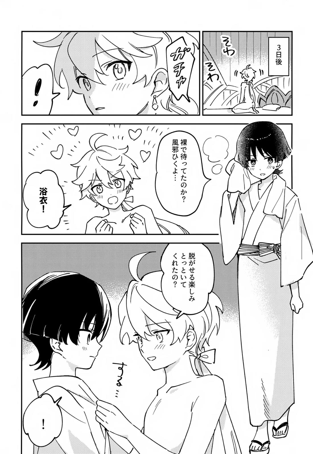 デリケートにFIXして【原神/空×放浪者】 page 13