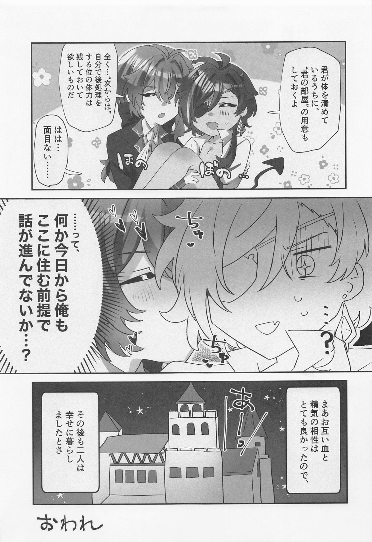 おなかいっぱい、きみがほしい!【原神/ディルガイ】 page 28