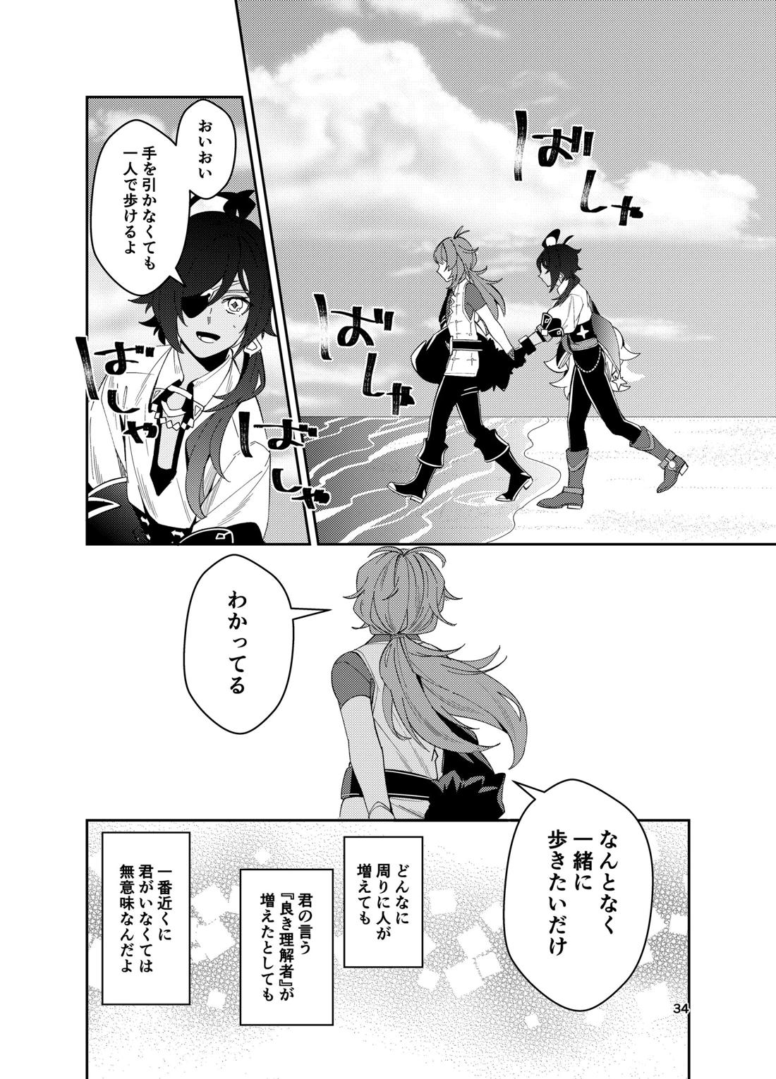 鳴り止まない海の声【原神/ガイディル】 page 32