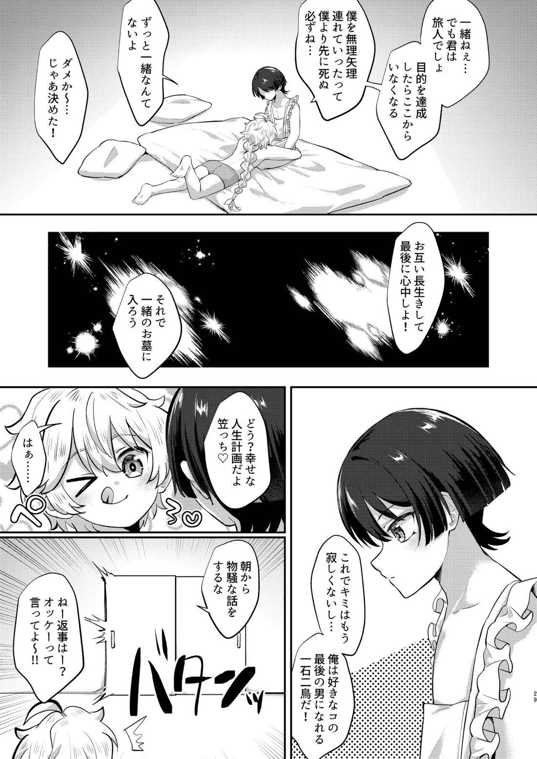 新妻の放浪者とイチャイチャ新婚生活【原神】 page 28