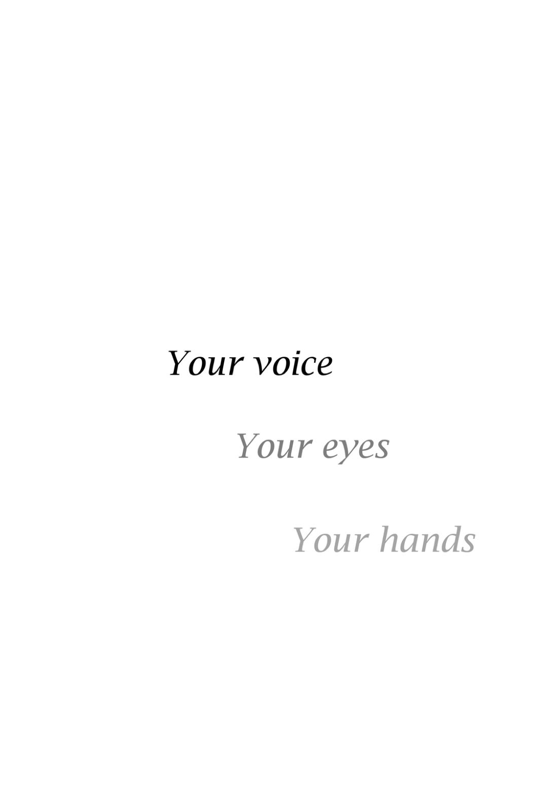 Your voice, Your eyes【銀魂/万斉×山崎】 page 26