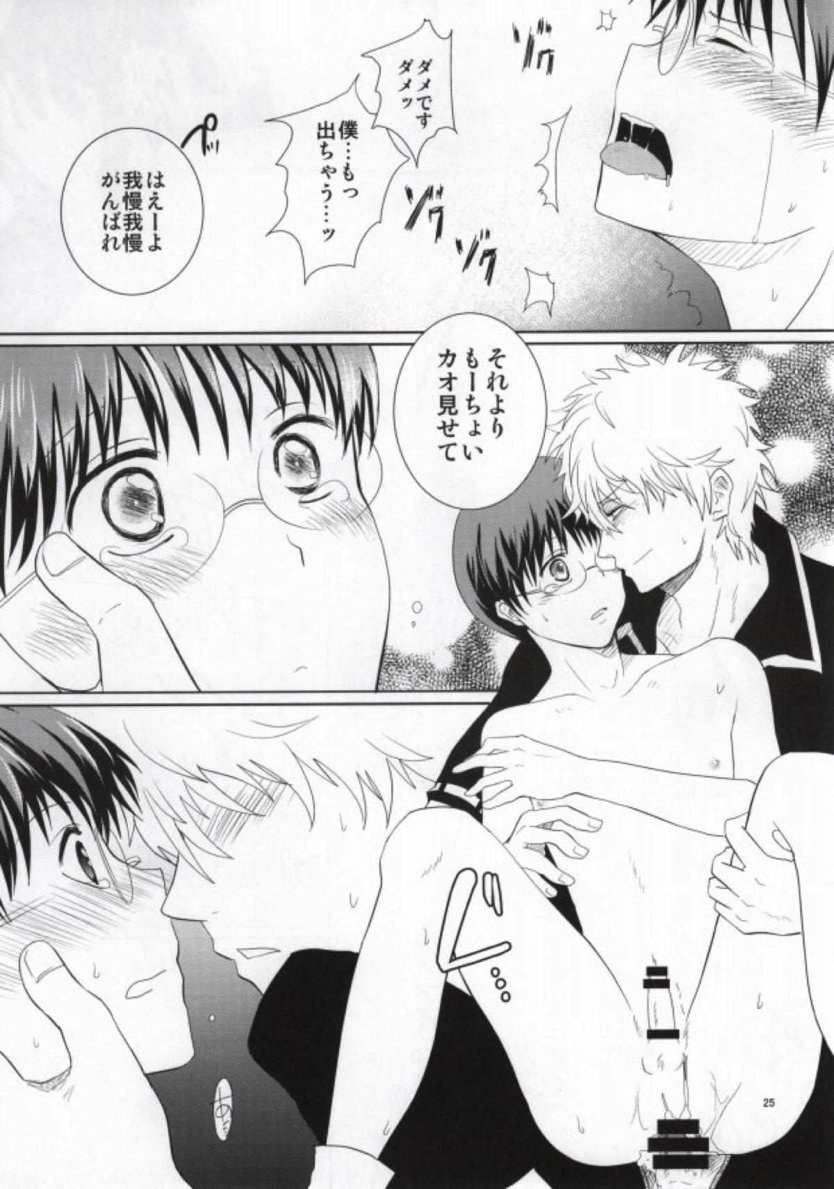 ながされちゃってくださいな。【銀魂/銀新】 page 24