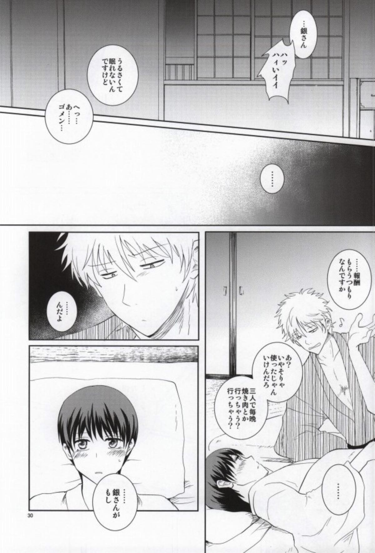 ながされちゃってくださいな。【銀魂/銀新】 page 29