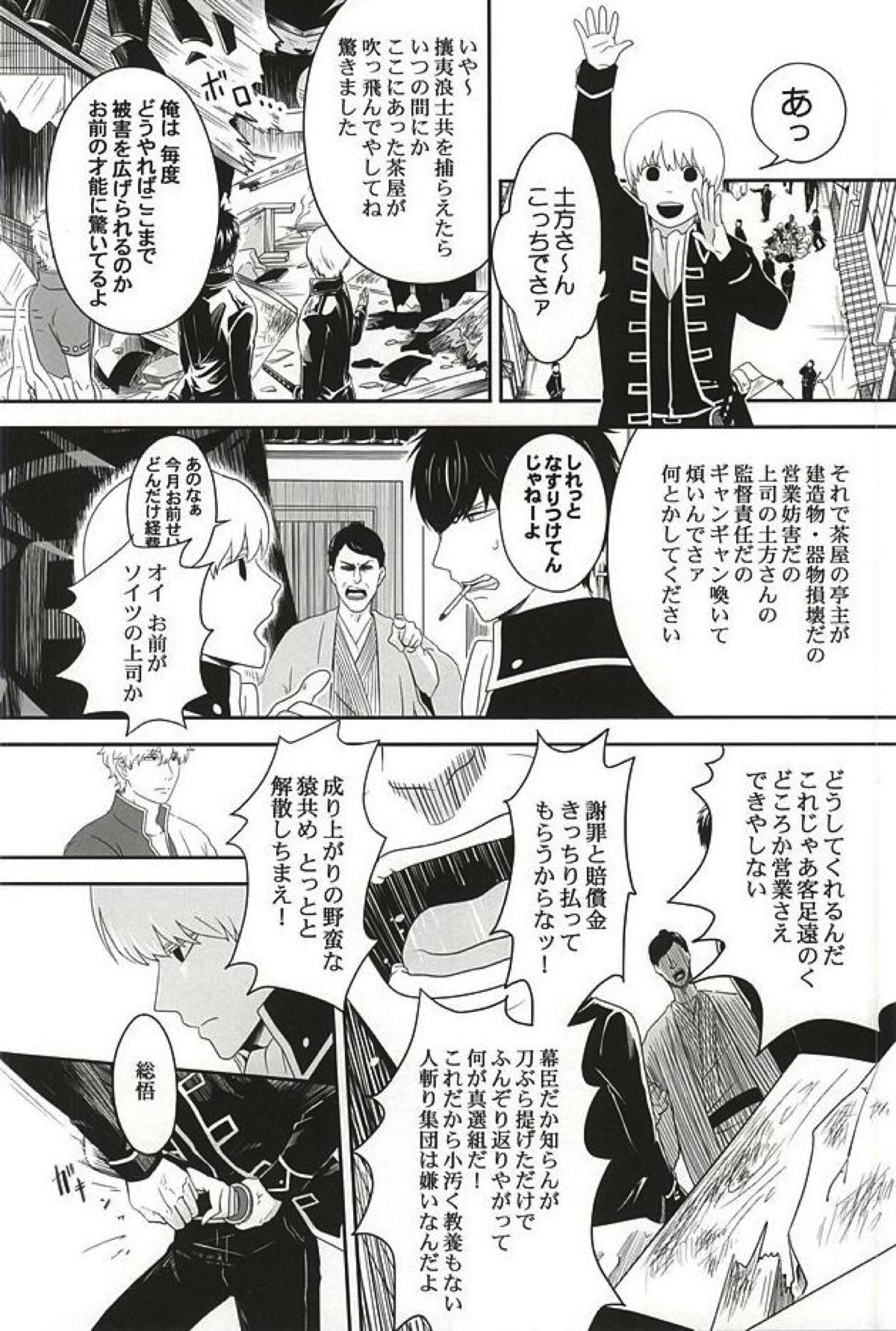 イヌが歩けば天パに当たる【銀魂/銀土】 page 11
