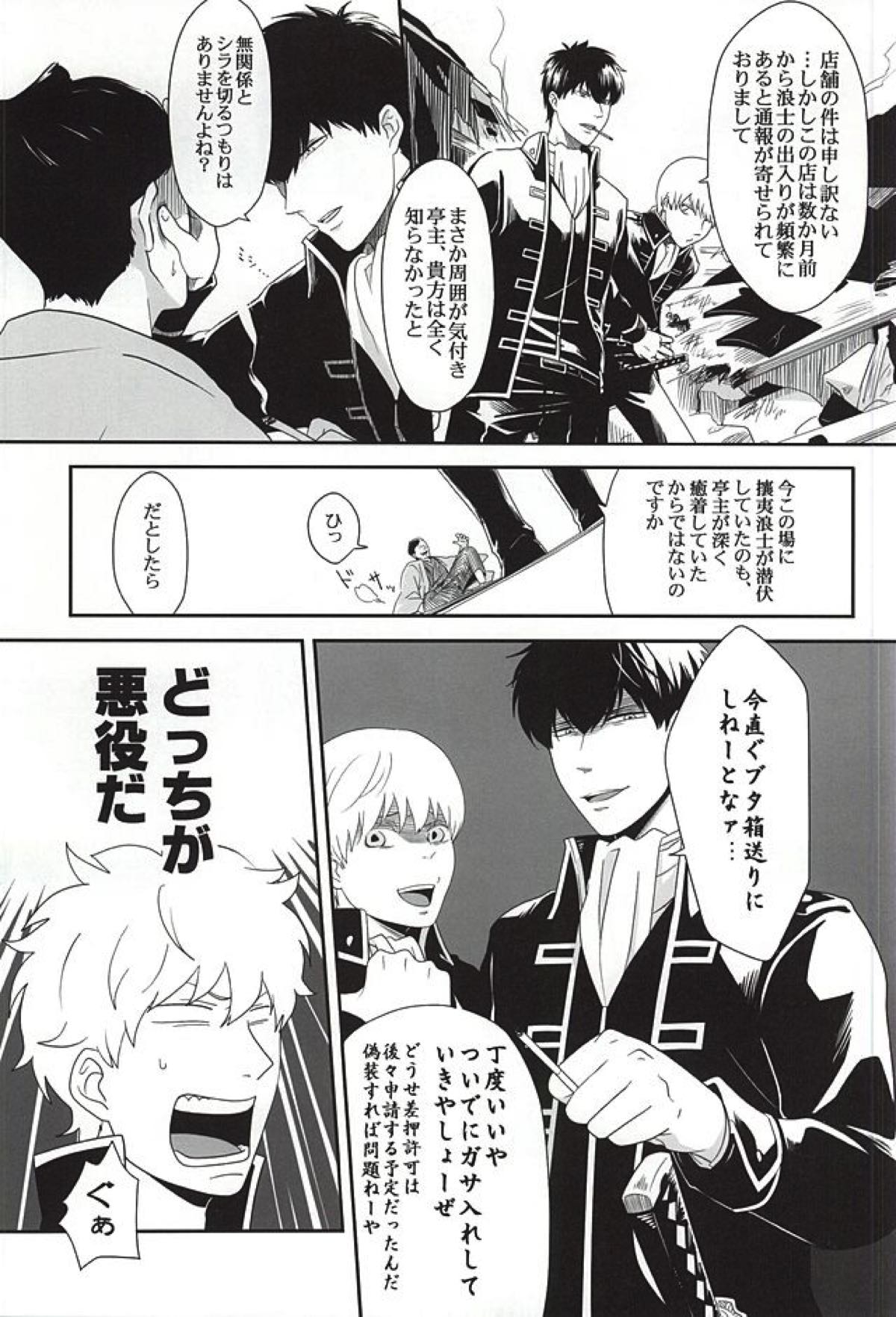 イヌが歩けば天パに当たる【銀魂/銀土】 page 12