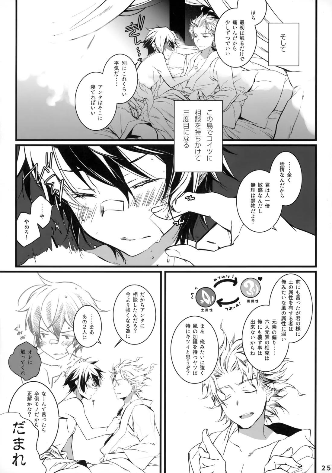 ひとなつの。おもいではぜんぶつめてすててしまえばいい。【グランブルーファンタジー/シエアイ】 page 25