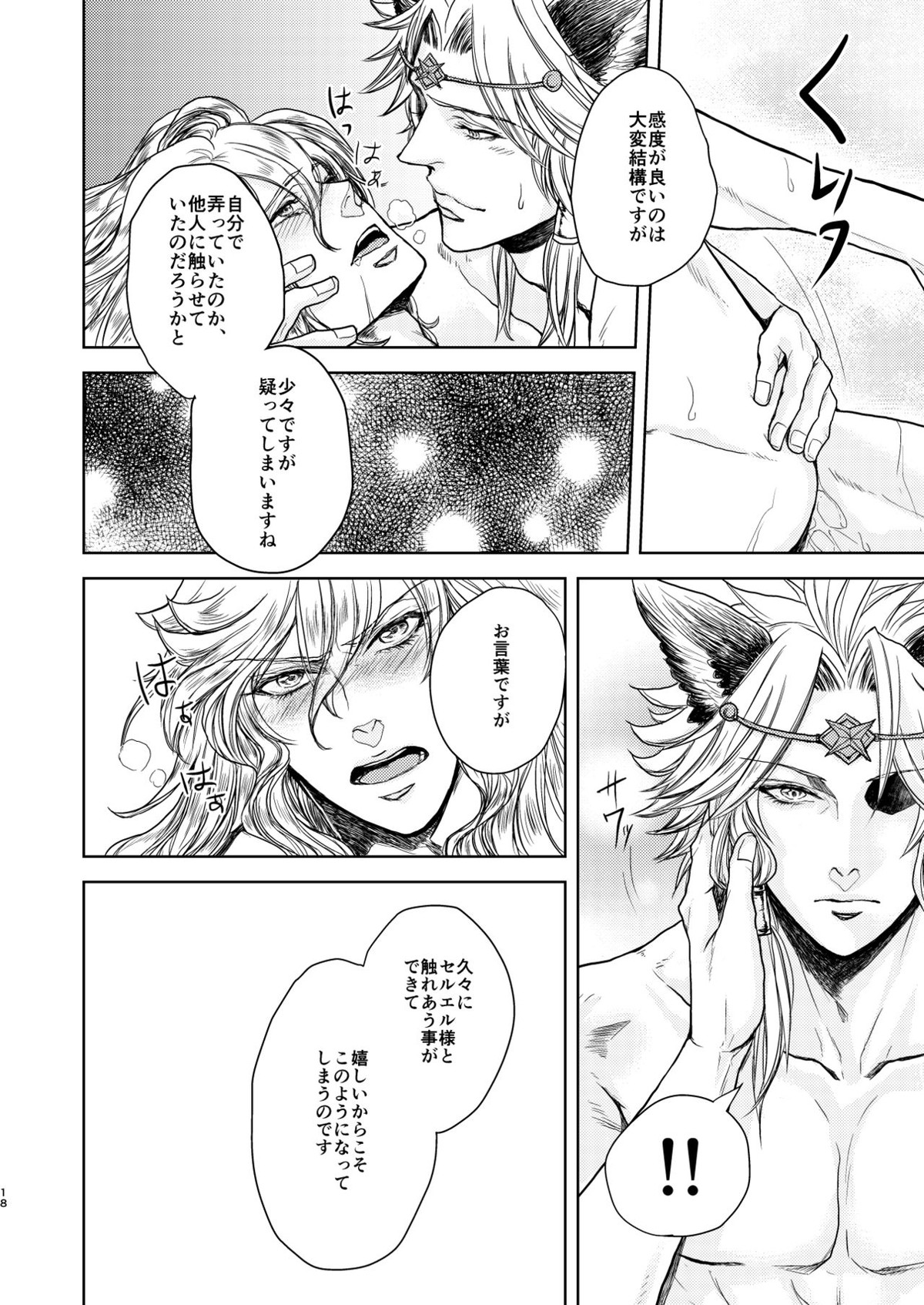 琥珀に映る藍玉 セルエル×ノイシュ再録【グランブルーファンタジー/セルエル×ノイシュ】 page 18
