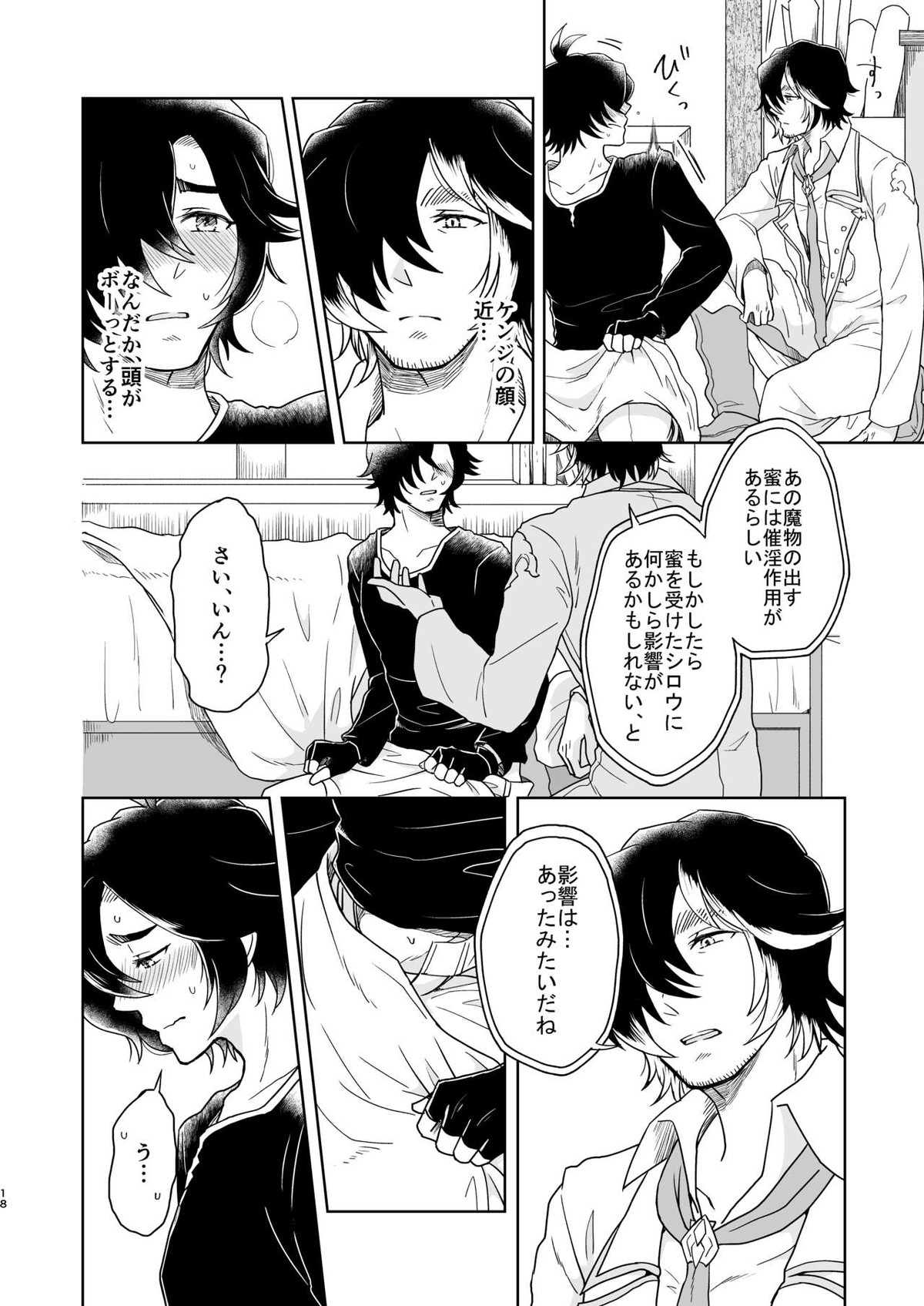 夢で逢えたら【グランブルーファンタジー/ケンジ×シロウ】 page 18