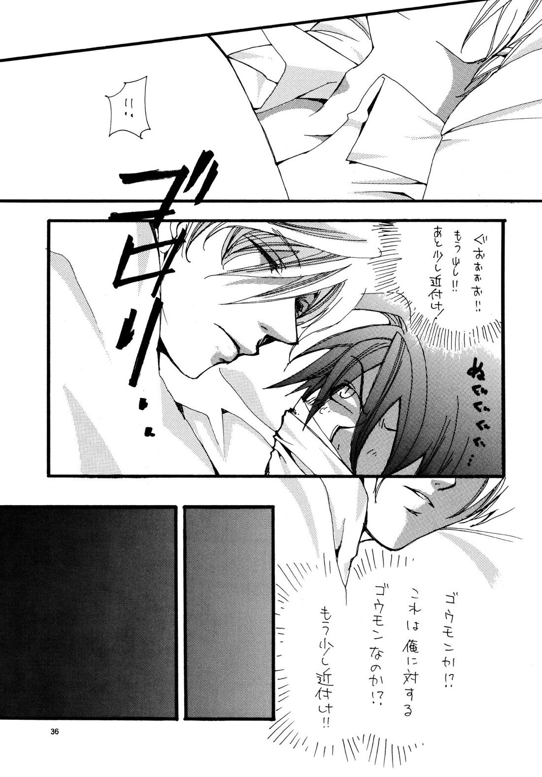 愛する者に接吻を【ギルティギア/ソルカイ】 page 35