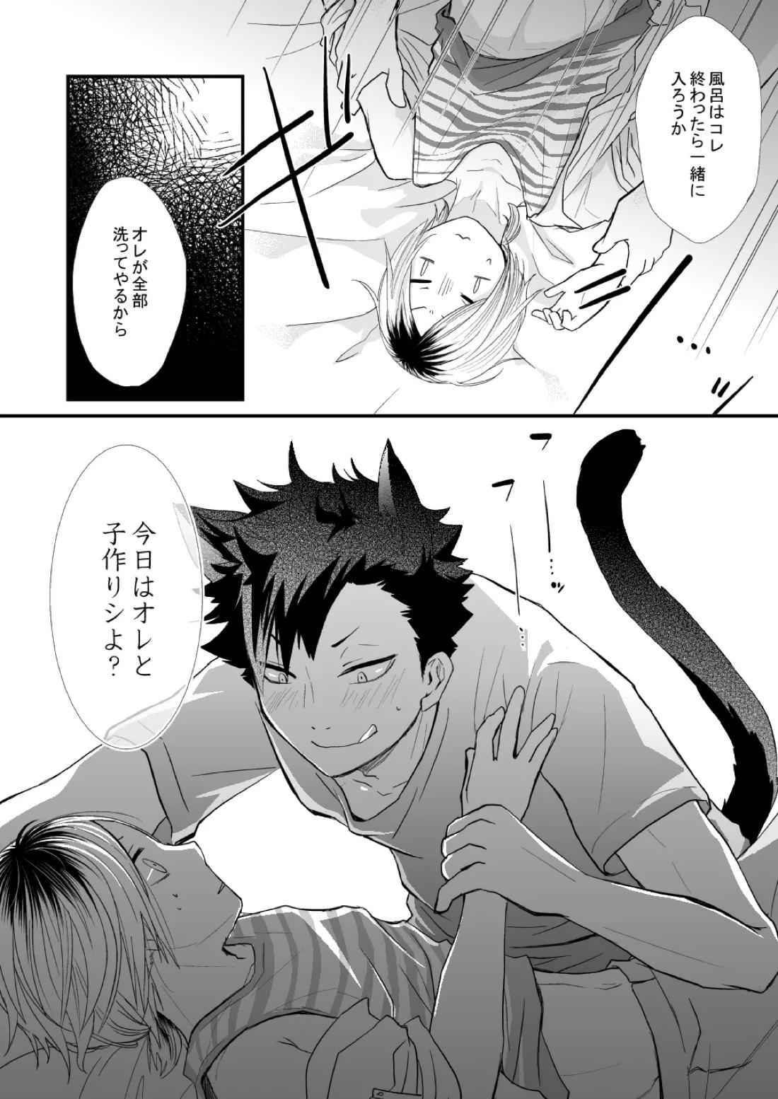 黒猫と三毛猫の新婚生活録【ハイキュー!!/黒弧】 page 16