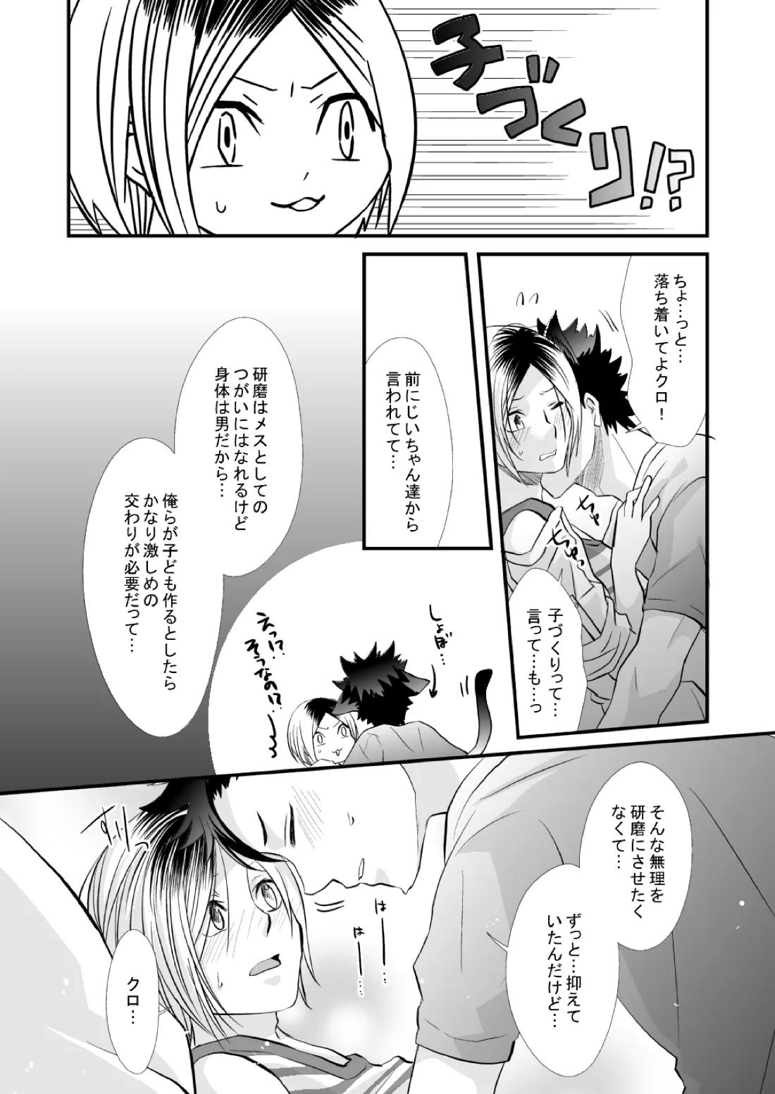 黒猫と三毛猫の新婚生活録【ハイキュー!!/黒弧】 page 17