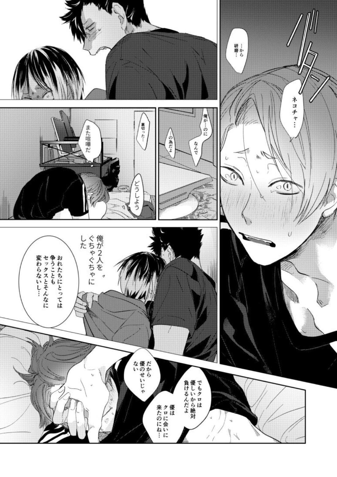 子猫みたいに抱き寄せたい【ハイキュー!!/研クロ】 page 32