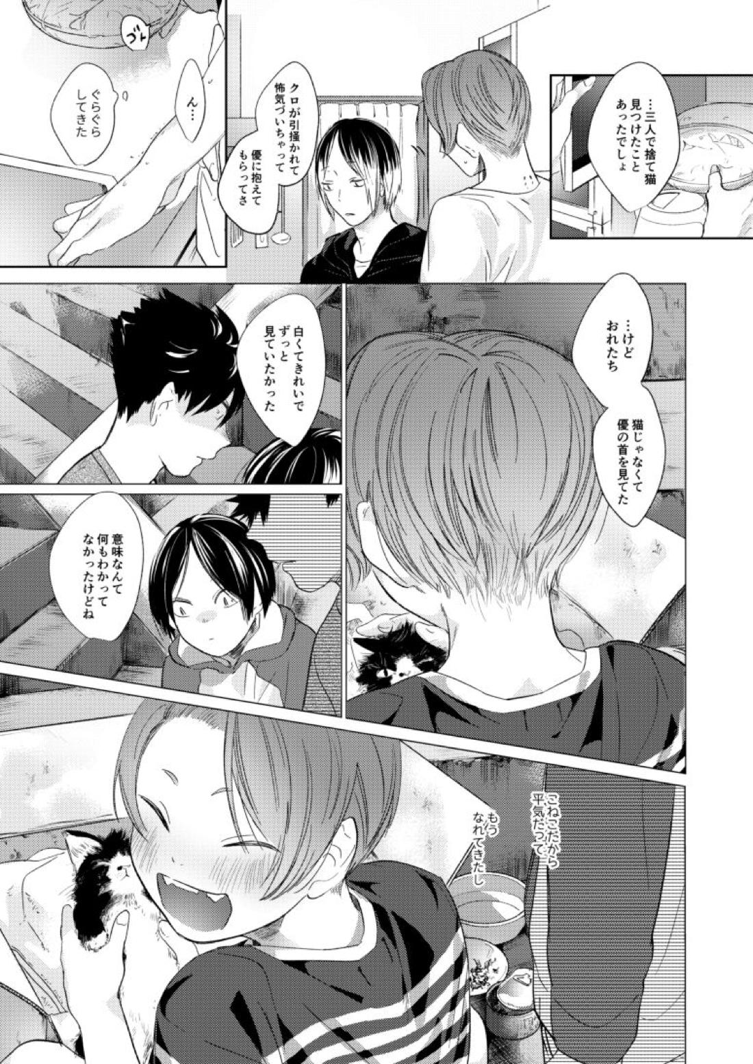 子猫みたいに抱き寄せたい【ハイキュー!!/研クロ】 page 74