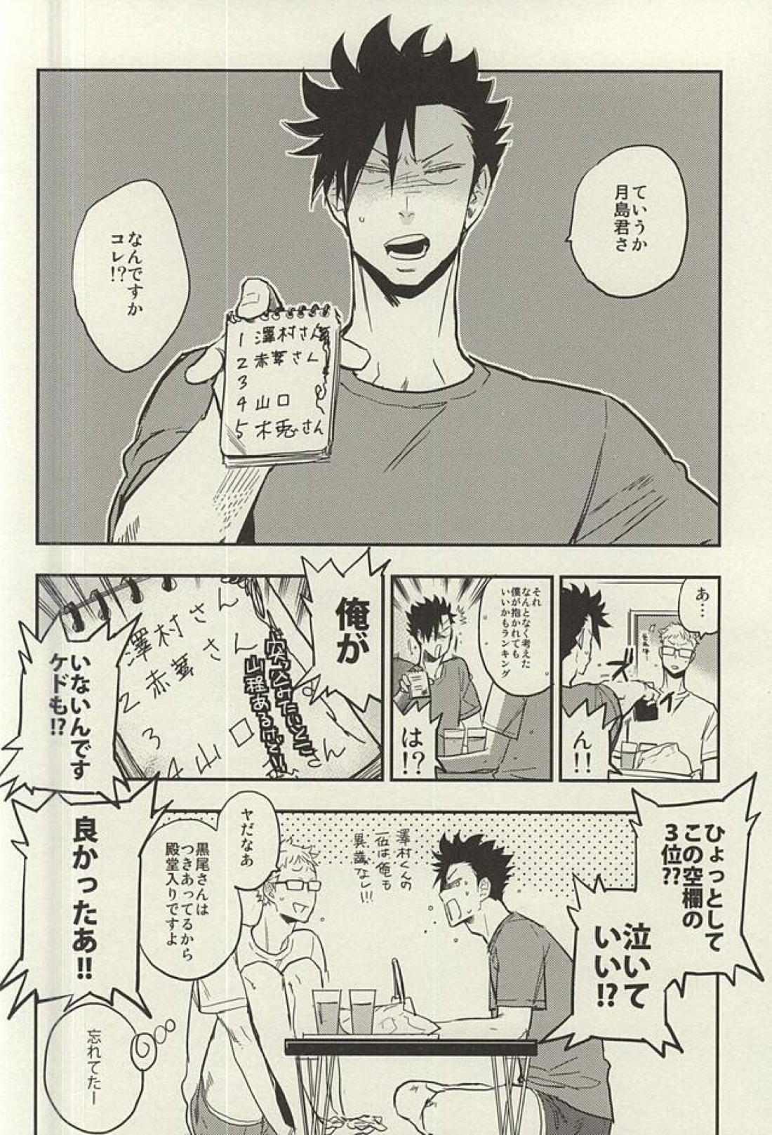 月島君は勉強中。【ハイキュー!!/クロ月】 page 32