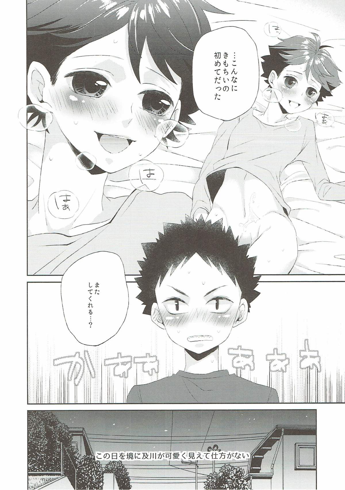 人知れず芽生えていたものはそれをきっかけに【ハイキュー!!/岩及】 page 13