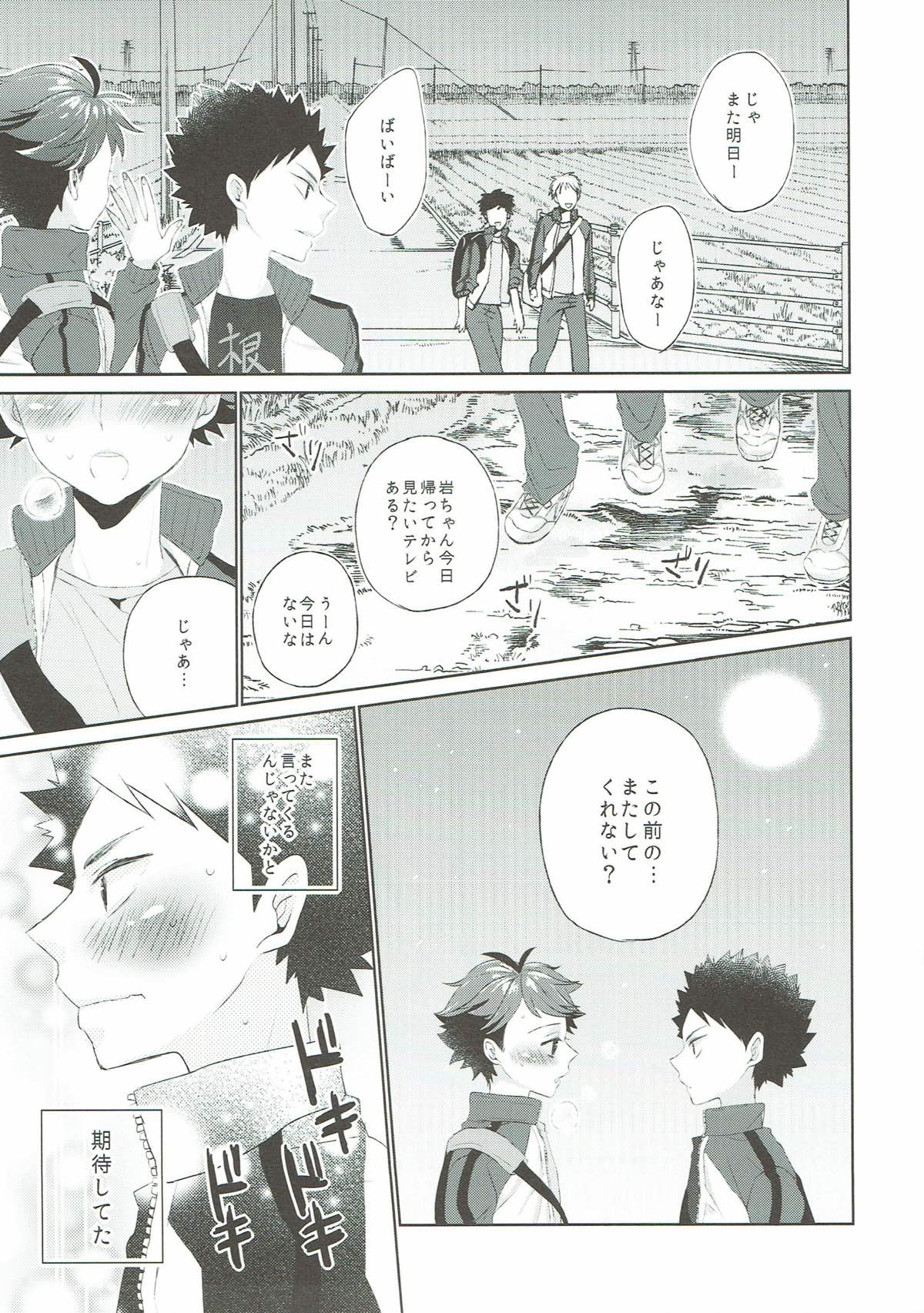 人知れず芽生えていたものはそれをきっかけに【ハイキュー!!/岩及】 page 14