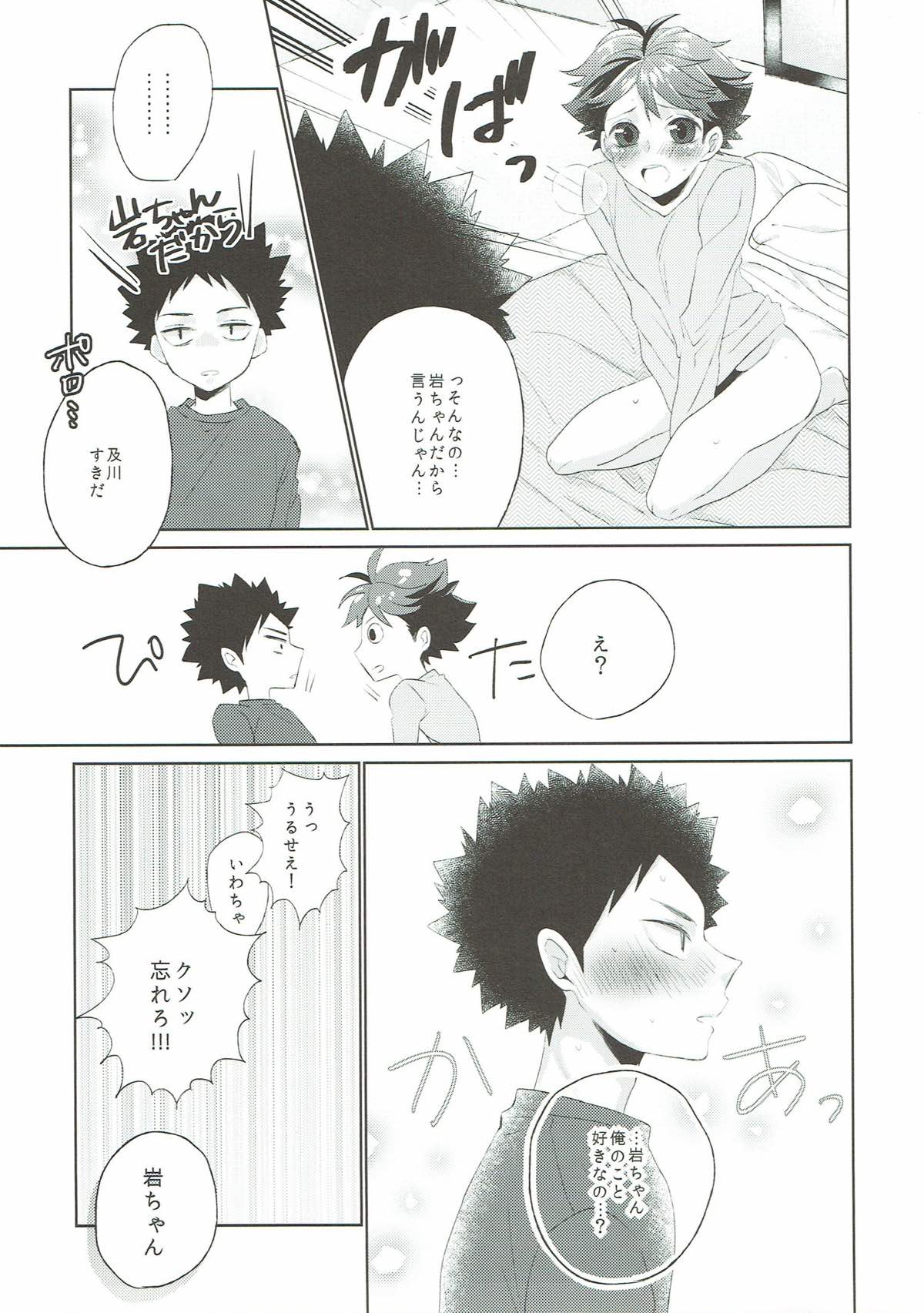 人知れず芽生えていたものはそれをきっかけに【ハイキュー!!/岩及】 page 18
