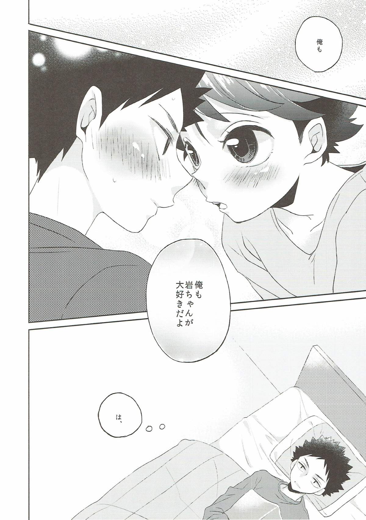人知れず芽生えていたものはそれをきっかけに【ハイキュー!!/岩及】 page 19