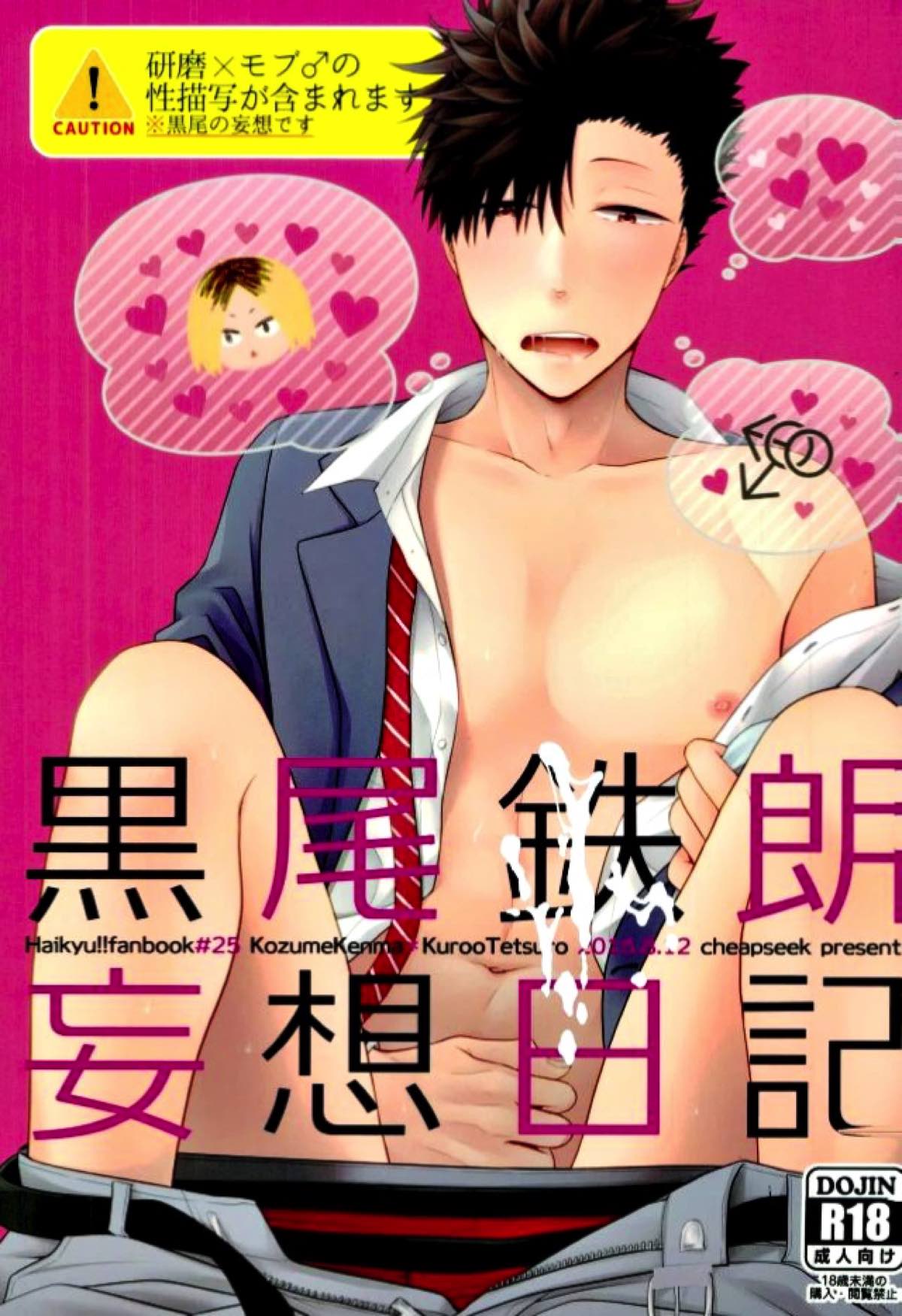 BL manga "黒尾鉄朗妄想日記【ハイキュー!!/研クロ】" cover image