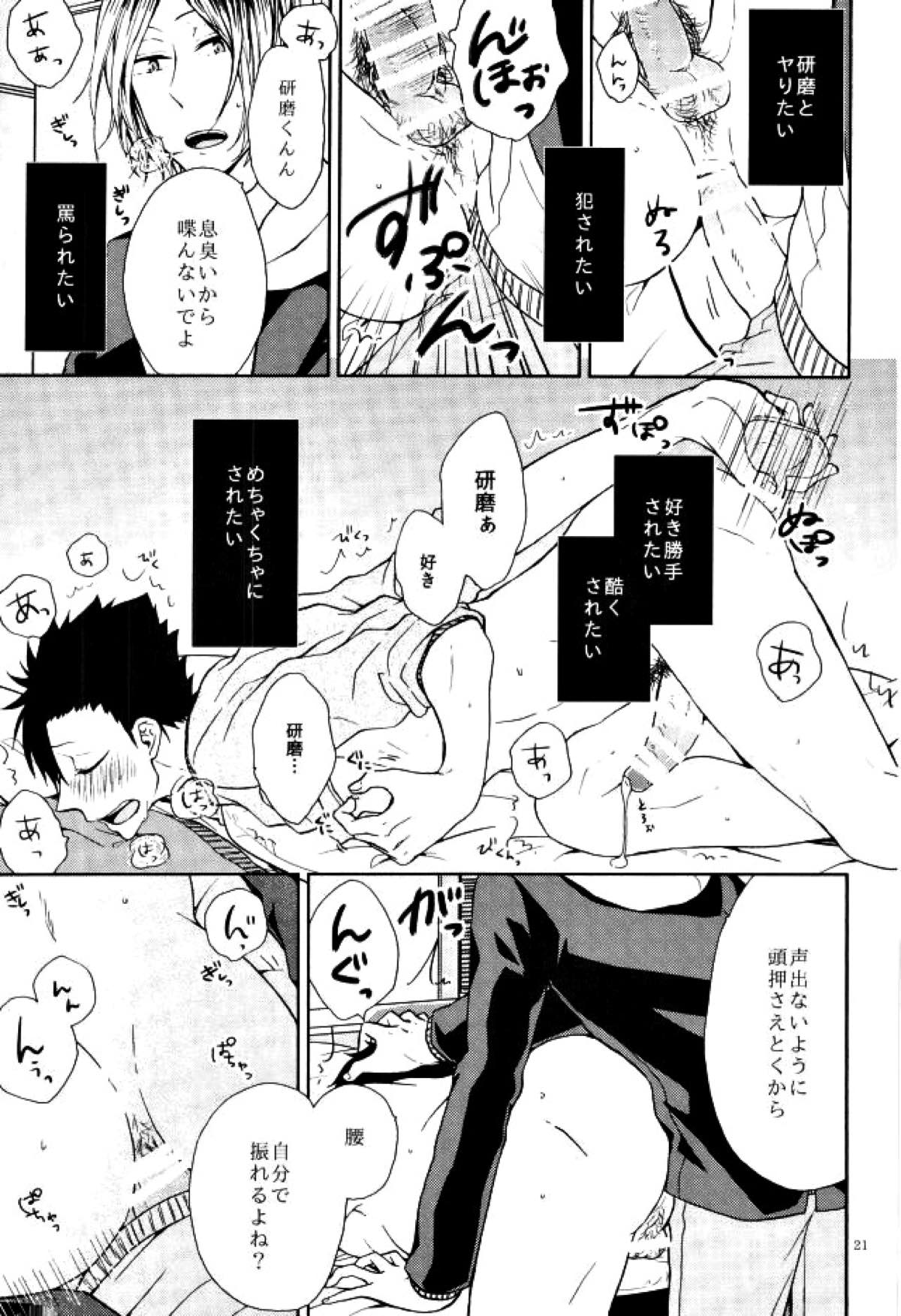 黒尾鉄朗妄想日記【ハイキュー!!/研クロ】 page 19