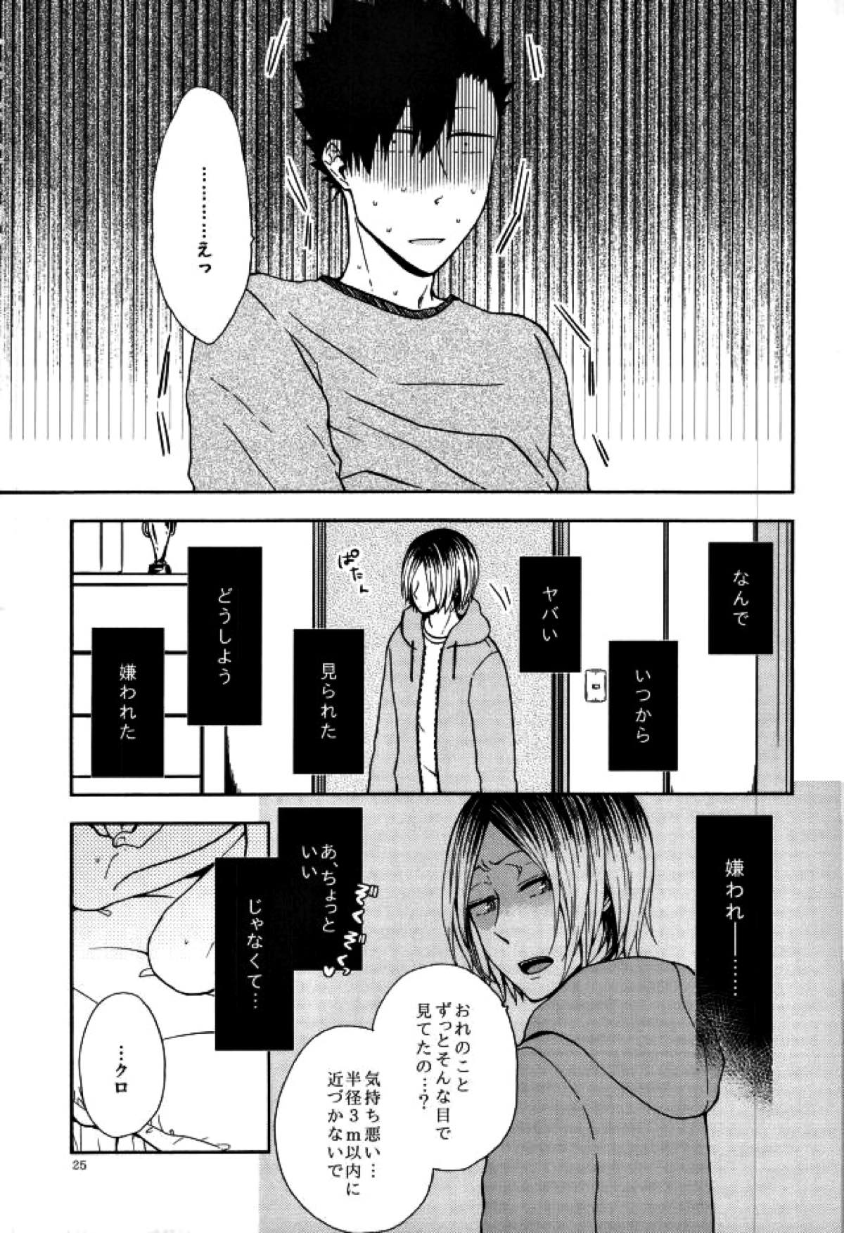 黒尾鉄朗妄想日記【ハイキュー!!/研クロ】 page 23
