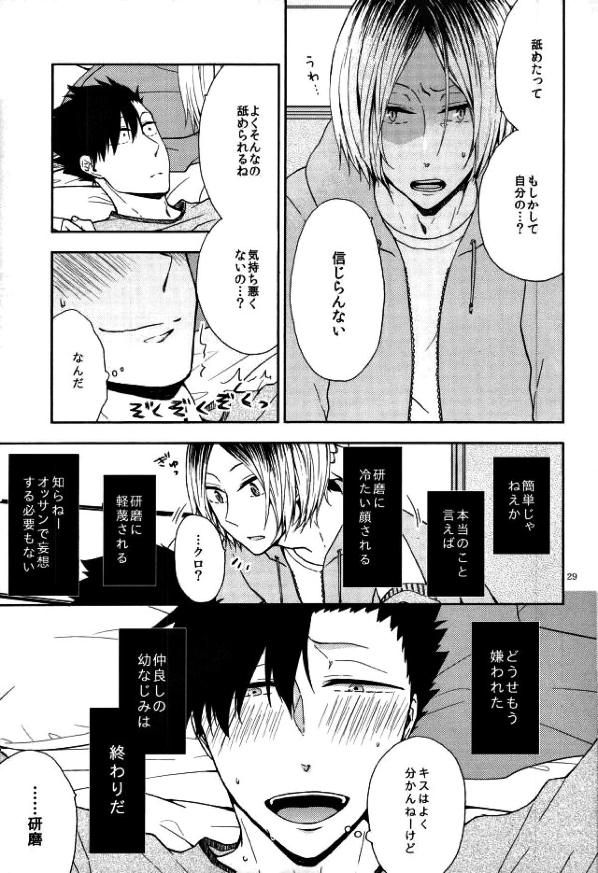 黒尾鉄朗妄想日記【ハイキュー!!/研クロ】 page 27