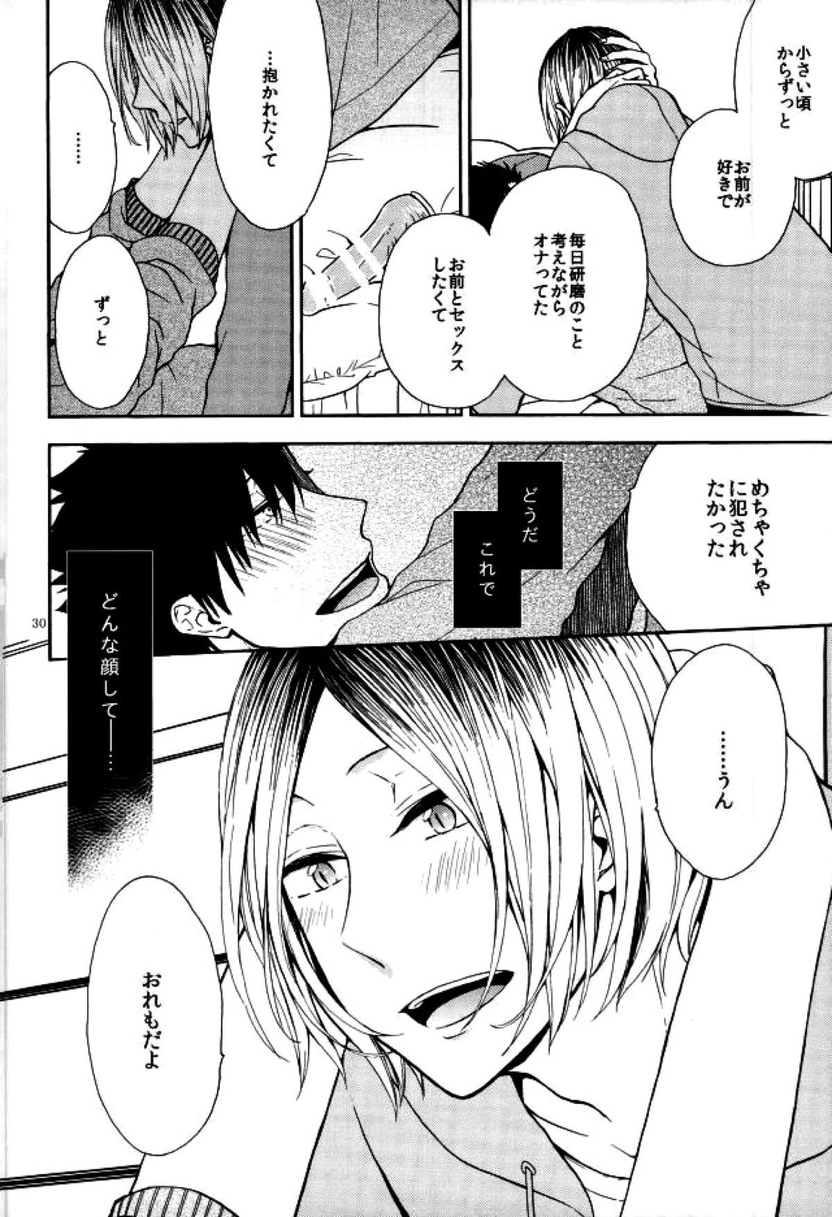 黒尾鉄朗妄想日記【ハイキュー!!/研クロ】 page 28