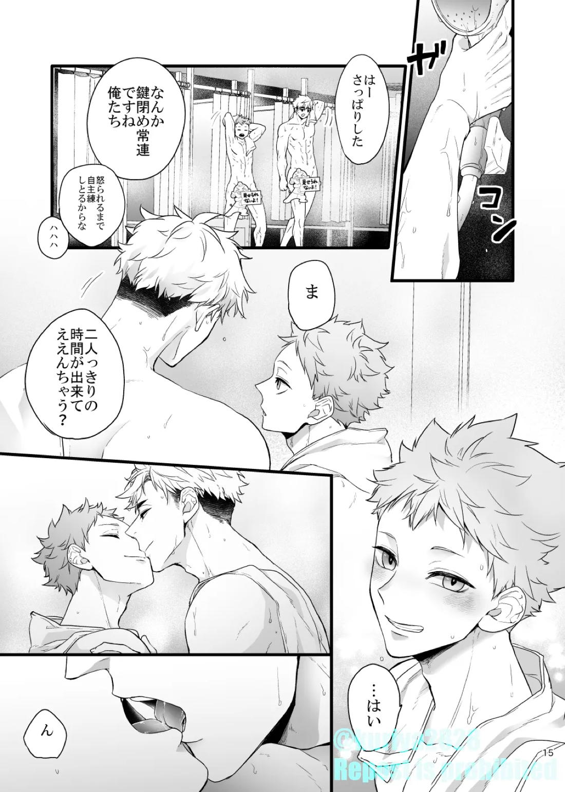 うそやろゆめであってくれ前編【ハイキュー!!/侑×日向】 page 14